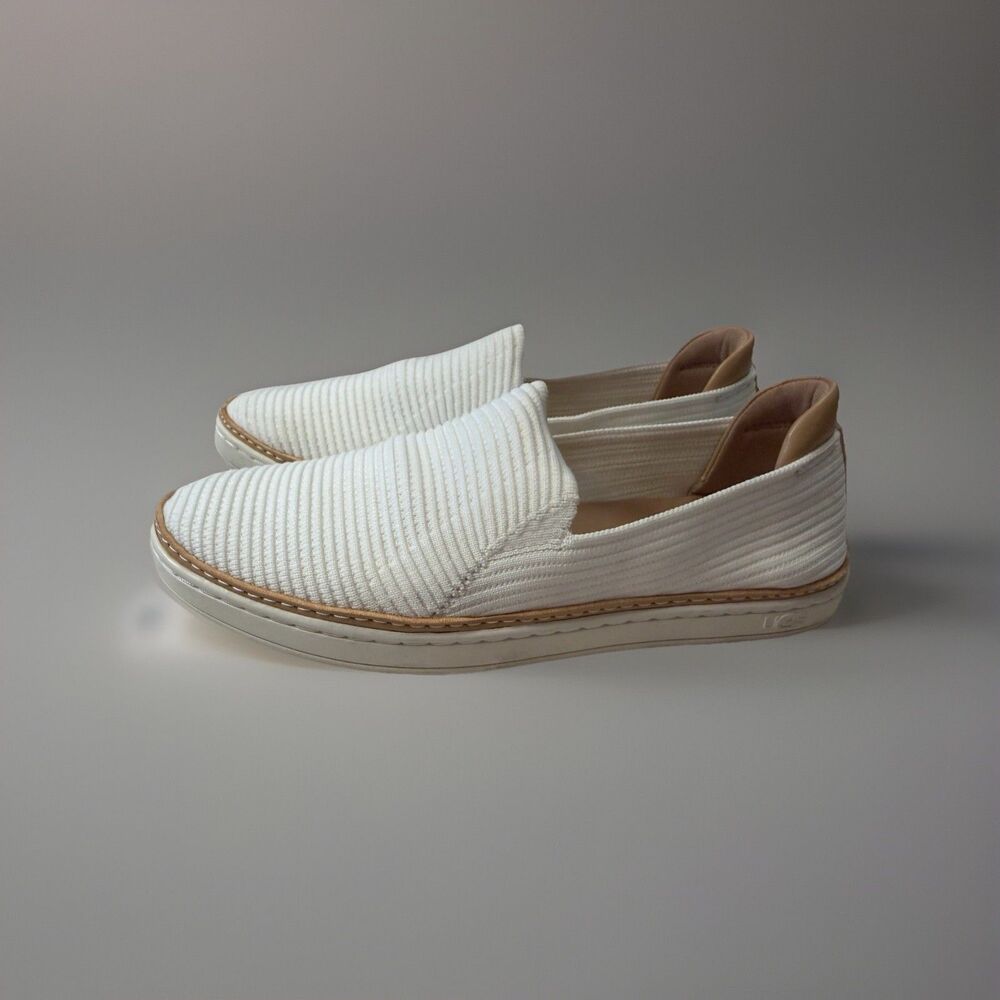 UGG Women's White Alameda Sammy Fabric Slip-On Casual Sneakers - Sz 7 - Picture 5 of 10